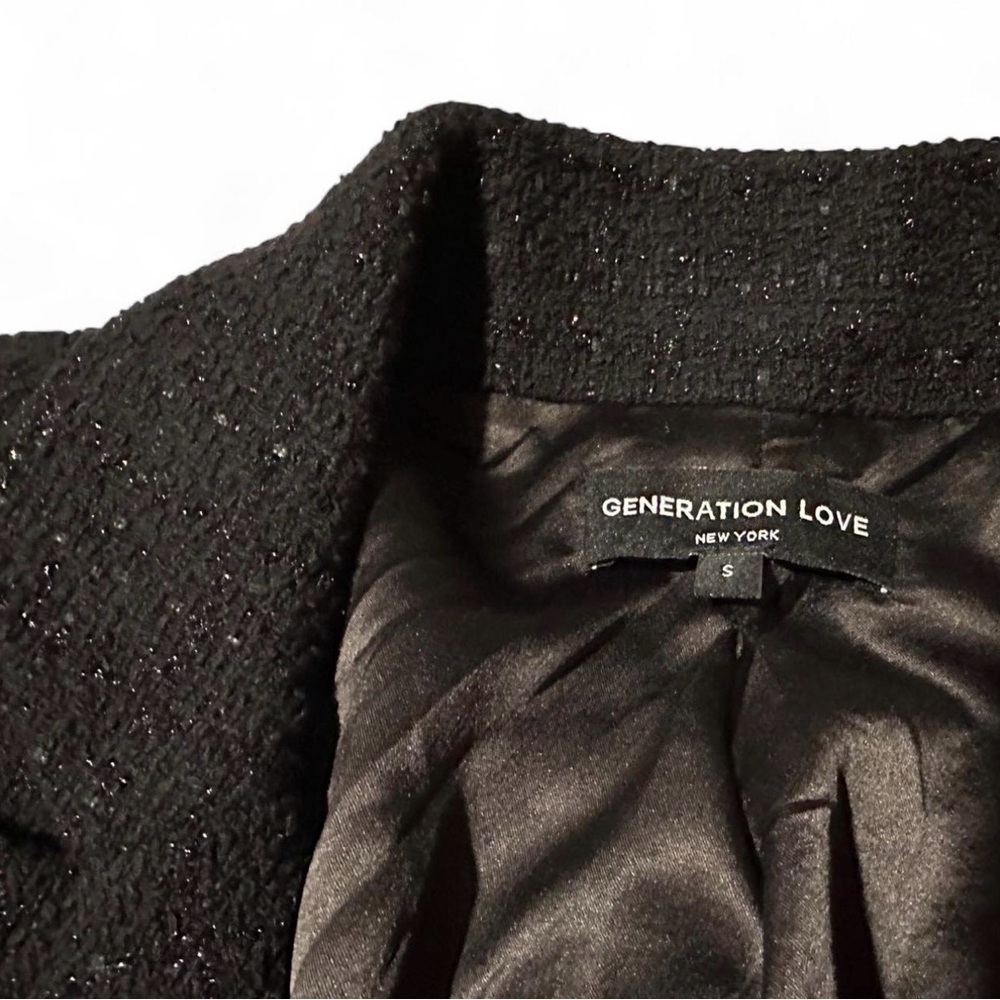 Generation Love- Black Tweed Blazer - Picture 3 of 8
